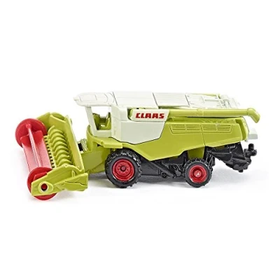 Image of siku 1476, Claas Combine Harvester, Metal/Plastic, Green, Movable winch, Pivoting discharge pipe