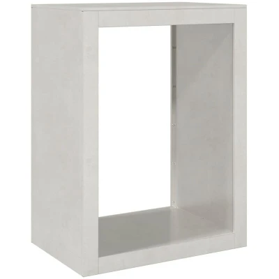Image of vidaXL Firewood Rack 60x40x80 cm Stainless Steel
