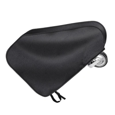 Image of KieTeiiK Universal Waterproof Caravans Tow Hitch Black Cover Bar For Trailers RVs Drawbar