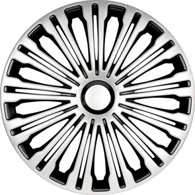 Image of AUTO STYLE Set wheel covers Volante 14 inch silver/black