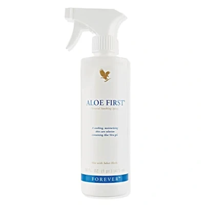 Image of Forever Living Products Aloe First, 473ml, Skin Soothing formua, 80% Pure Inner Leaf Vera, Gluten Free, Vegetarian Friendly