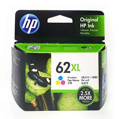 Image of HP 62XL High Yield Tri color Original ink Cartridge cartridges