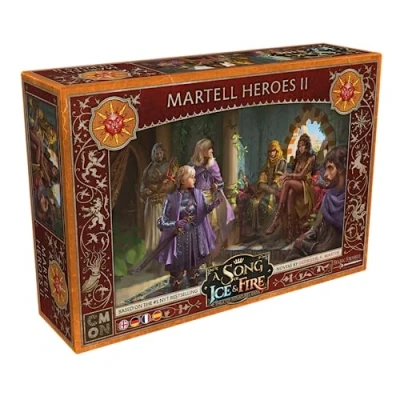 Image of CMON, A Song of Ice &amp; Fire Heroes House Martell II, Expansion, Tabletop, 2 Players, Ages 14+, 45 60 Minutes, German, Multilingual