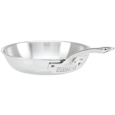 Image of Viking 3 Ply Stainless Steel Fry Pan, 8 Inch