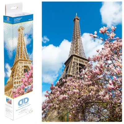 Image of DIAMOND DOTZ Painting Kit, Intermediate, DD10, La Tour Eiffel, 40 x 50cm