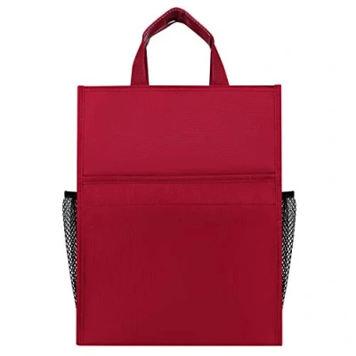 Image of ITODA Portable File Carrier Bag A4 Expanding Folder Office Briefcase Document Handbag Large Messenger Oxford Carrying Case for Home Travel