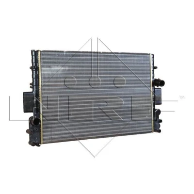 Image of 504045487, 504045489, 504084141 Engine radiator NRF Economy Class 53614A Aluminium 650mm 452mm 34mm Mechanically jointed cooling fins IVECO: DAILY 3