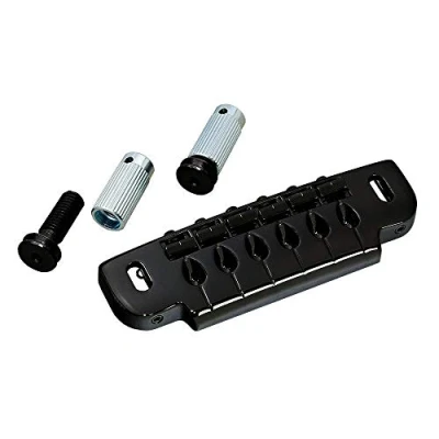 Image of Gotoh 510UB Wraparound Bridge/Tailpiece Black