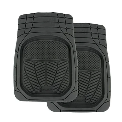 Image of MICHELIN 009079 Front Rubber Mats 3D Tray Set of 2, Black