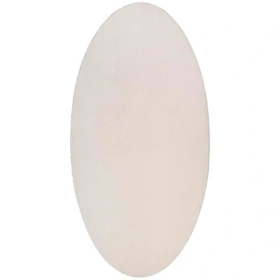 Image of vidaXL Rug &quot;HUARTE&quot; Sand 80x150 cm Oval