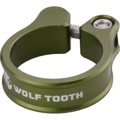 Image of Wolf Tooth Components Seatpost Clamp Olive, 34.9Mm