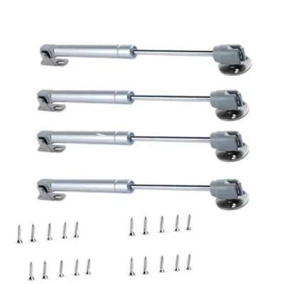 Image of Vogueing Tool Gas Lift Strut, 4pcs Spring Strut Steel Down Soft Close Hinge for Kitchen Cupboard Wardrobe Cabinet Door(20N)