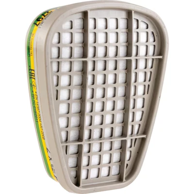 Image of 3M™ 6059 organic vapor filter, ABEK1 for 6000 and 6500 series, 4 bags of 2 pieces per box.