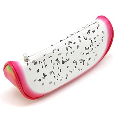 Image of WAYTEX 931271M Zip Up Pencil Case PVC Shape and Decorative Pitaya