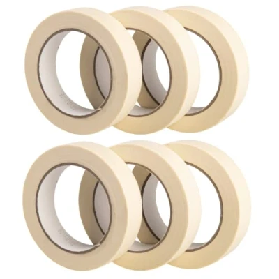 Image of Gocableties Masking Tape, Painting &amp; Decorating Strong Adhesive Tape (6, 25mm x 50m)