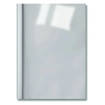 Image of GBC Standard Thermal Binding Covers, 12 mm, 110 Sheet Capacity, A4, White, Pack of 100, IB370175