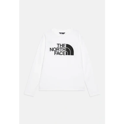 Image of The North Face TEEN EASY Unisex Long sleeved top for kids, Size: 14 16y, White