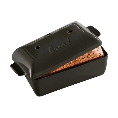 Image of Emile Henry Bread Baking Dish Fusain 22 x 15 cm / 2.2 Liter