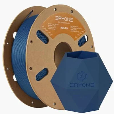 Image of ERYONE Matte PLA Filament 1.75mm, 3D Printer Filament, +/ 0.03mm, 1kg(2.2lbs)/Spool, Navy Blue