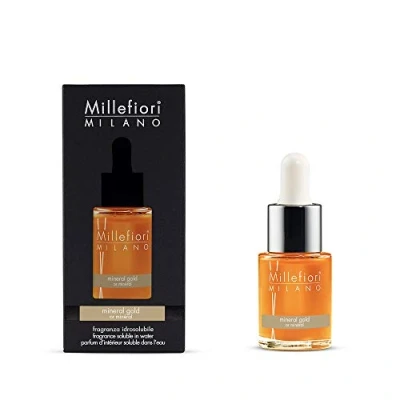 Image of Millefiori Milano Water Soluble Fragrance For Hydro Ultrasonic Diffusers Mineral Gold 15 ml