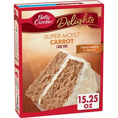 Image of American Betty Crocker Supermoist, Carrot Cake Mix 432 g