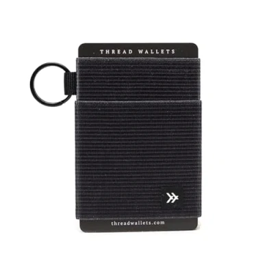 Image of Thread Wallets Slim Minimalist Wallet Front Pocket Credit Card Holder (one Size, Black)