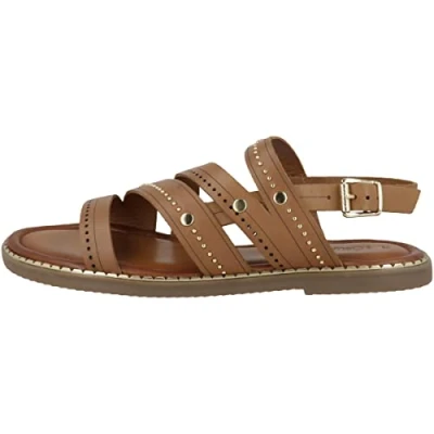 Image of s.Oliver Women&#039;s 5 28105 20 Sandal, Cognac, 4.5 UK
