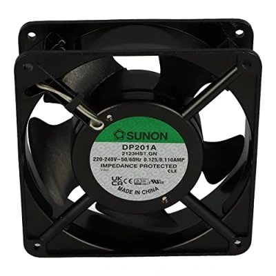 Image of DP201A 2123HST.GN SUNON FAN, AXIAL, 120 X 38MM, 230VAC, SLEEVE BEARING, HIGH SPEED, 2550/2900 RPM, TERMINALS