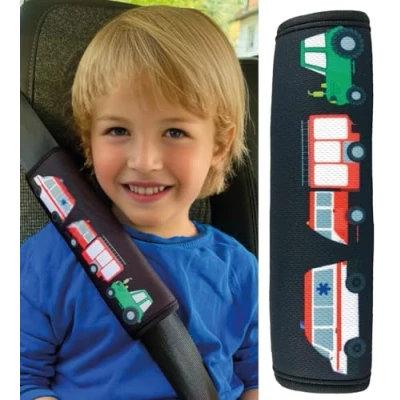 Image of HECKBO 1x Kids Car Seat Belt Pads Protectors Cars for and Babies Ideal Any Booster Bicycle