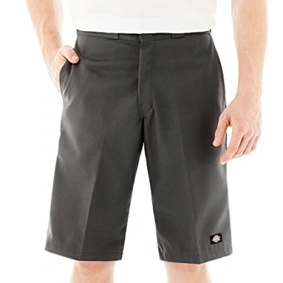 Image of Dickies Mens 13 Inch Relaxed Fit Multi Pocket Short, Charcoal Gray, 34