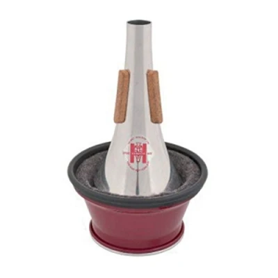 Image of Harmon Mute Cup Trumpet (J2 A), Aluminium, Lacquered Wine Red