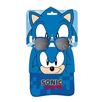Image of CERDÁ LIFE&#039;S LITTLE MOMENTS Sonic Sunglasses and Cap Set, Multicolored, One Size