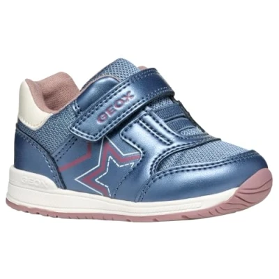 Image of Geox Baby B RISHON Girl A Sneaker, 2 UK Child Turquoise