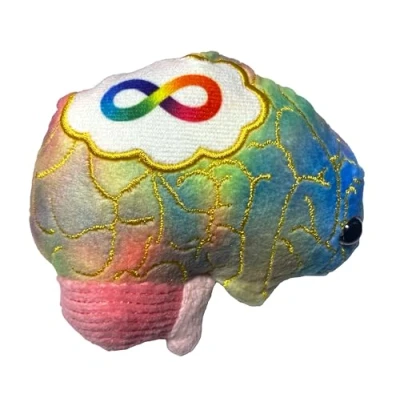 Image of GIANT MICROBES Autism Spectrum Mental Health Plush Toy Educational Gift 10cm
