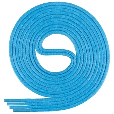 Image of Di Ficchiano round waxed shoelaces for business, suit and leather shoes, diameter 2 4 mm, lengths 45 cm 200 cm, highly tear resistant, made in Europe, Adult (Unisex), blue, 80 / ø 2mm