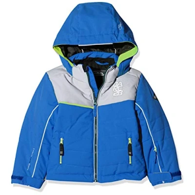 Image of Dare2B Kids Tusk II Waterproof And Breathable Insulated Ski Jacket Athletic Blue/Cyberspace Grey, Size 5 6
