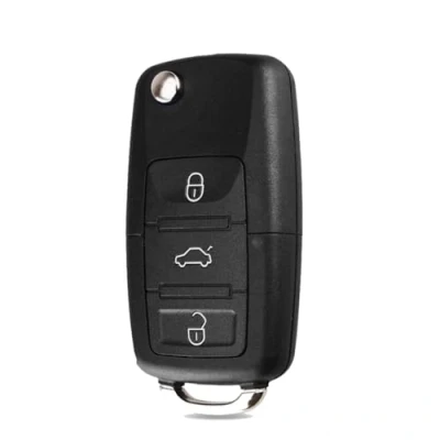 Image of 3 Buttons Car Key Fob Cover Replacement Fits for Volkswagen Vw Golf Mk6 Beetle Caddy Jetta Polo Seat Leon Skoda Sharan Touran Transporter Octavia Remote Case