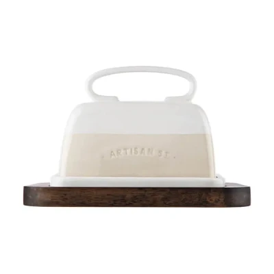 Image of Artisan Street White Butter Dish Set