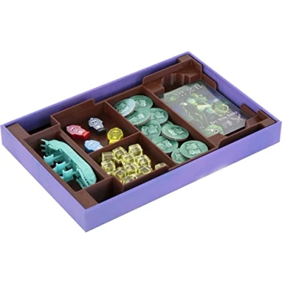 Image of Feldherr Organizer compatible with Tiny Epic Pirates: Curse of Amdiak board game box