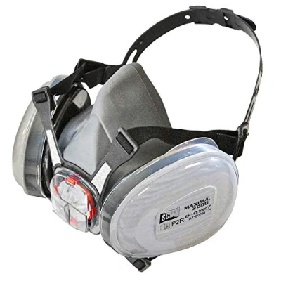 Image of Scan Twin Half Mask Respirator + P2 Dust Filter Cartridges SCAPPERESPP2