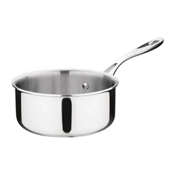 Image of Vogue Stainless Steel &amp; Aluminium Tri Wall Saucepan 160mm