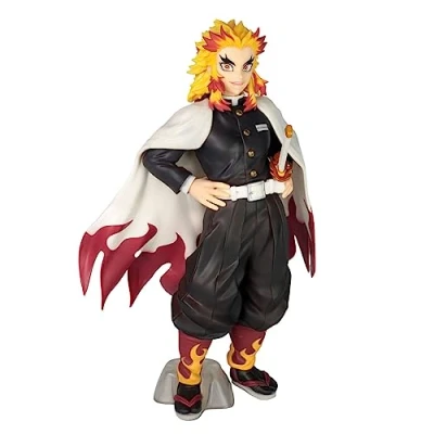 Image of Banpresto BAS63660 Ichiban Demon Slayer: Kimetsu no Yaiba Kyojuro Rengoku (The Hashira), Bandai Spirits Ichibansho Figure