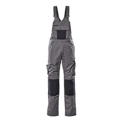 Image of Mascot Augsburg Bib &amp; Brace Anthracite/Black 82C68 (L32W52.5)