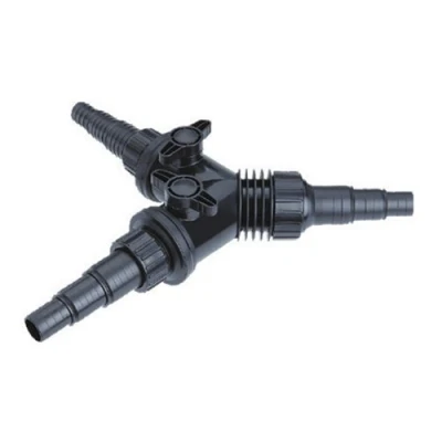 Image of Boyu Premium Y Piece Unitap Hosetail Fitting with Flow Regulators &amp; Filter Strainer
