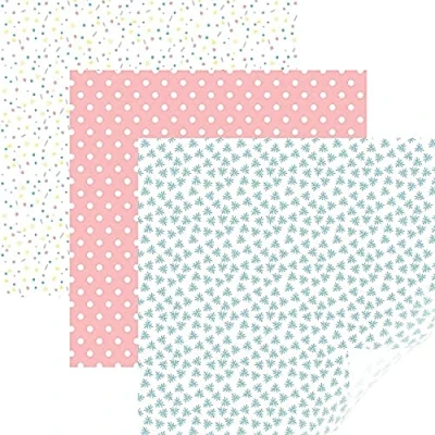 Image of Cricut Removable Vinyl Party Time Pastel 30.5cm x (12&quot; 12&quot;) 6 Self Adhesive Sheets for use with All Cutting Machines