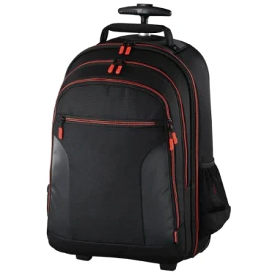 Image of Hama Miami Trolley Case, Universal, Laptop Compartment, Black, Red