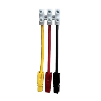 Image of Tour Fit Golf Trolley Battery Connector Repair Kit for Powakaddy FW3 / 5/7 Black/Red/Yellow 3 Way Adapter Replacment Plug N Play (for FW3/5/7)
