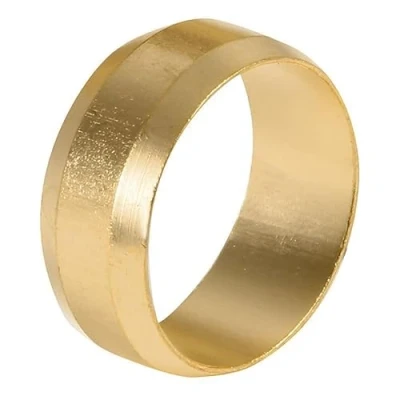 Image of Pack of 2 3/4&quot; Imperial Brass Olive (Known as Copper/Imperial Compression Olives/Imperial Also Available in 8mm, 10mm, 12mm, 15mm, 22mm, 28mm, 35mm, 42mm, 54mm, 3/4 inch)