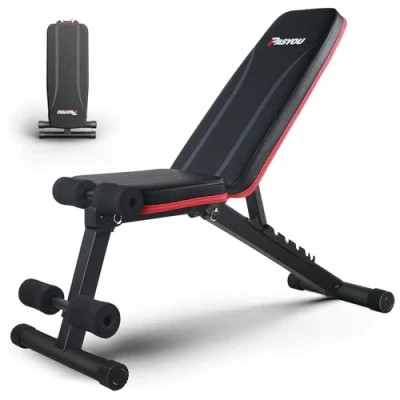 Image of PASYOU Adjustable Weight Bench Full Body Workout Multi Purpose Foldable Incline Decline Exercise for Home Gym,PA300