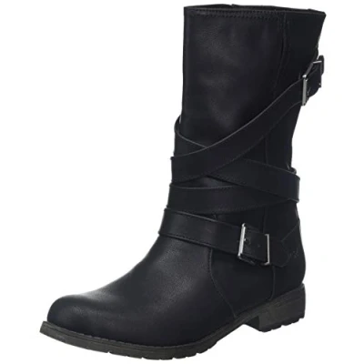 Image of Rocket Dog Bruly, Women&#039;s Biker Boots Boots, Black A00, 4 UK (37 EU)